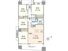 【埼玉県/和光市白子】ライオンズガーデン成増ヴィスタヒル 間取り図