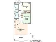 【神奈川県/横浜市青葉区荏田町】東急ドエルアルスあざみ野サウスヒル 間取り図