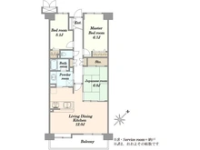【神奈川県/横浜市鶴見区市場上町】オーベル横浜鶴見  間取り図