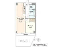 【神奈川県/川崎市多摩区宿河原】サニーパレス多摩 間取り図