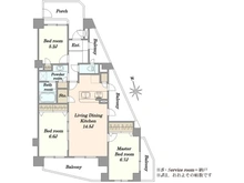 【東京都/江東区南砂】アクシアガーデン南砂 間取り図