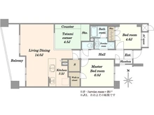 【神奈川県/横浜市青葉区荏田西】サンヴェール市が尾の丘 間取り図