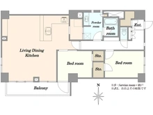 【神奈川県/横浜市神奈川区西寺尾】リミオガーデン横浜西寺尾 間取り図