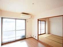 【神奈川県/川崎市中原区宮内】日商岩井武蔵小杉マンション ダイニング：（右）和室