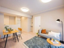 【神奈川県/横浜市港北区新横浜】ビッグヴァン新横浜 リビング・ダイニング：※家具・調度品は販売価格に含まれておりません