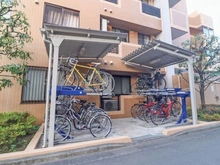 【神奈川県/川崎市中原区上小田中】クレッセント武蔵新城ウエスト 駐輪場