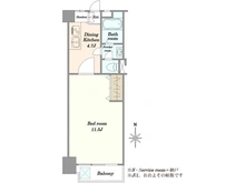 【神奈川県/川崎市川崎区宮前町】シャンボール川崎 間取り図