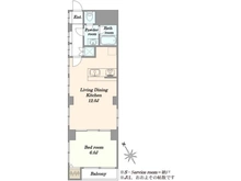 【東京都/渋谷区西原】代々木フラワーマンション 間取り図