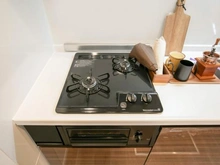 【神奈川県/横浜市港北区師岡町】ライオンズマンション大倉山第10 キッチン：2口コンロ