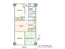 【神奈川県/横浜市港北区新羽町】シャンボール大倉山 間取り図