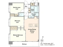 【神奈川県/横浜市港北区新吉田東】グランイーグル綱島 間取り図
