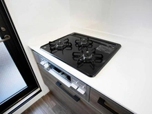 【神奈川県/川崎市中原区丸子通】新丸子パーク・ホームズ キッチン：三口コンロ