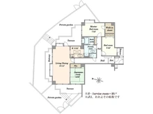 【神奈川県/横浜市南区蒔田町】朝日マンション横浜蒔田 間取り図