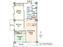 【東京都/世田谷区用賀】ディックピア用賀 間取り図