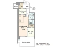 【神奈川県/横浜市西区戸部町】ランドシティ紅葉ケ丘 パークサイド 間取り図