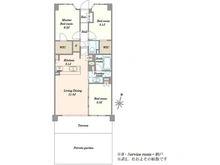 【神奈川県/横浜市西区伊勢町】シティテラス横濱サウス 間取り図