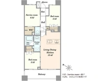 【神奈川県/川崎市中原区小杉御殿町】ジオ・イニシア武蔵小杉 間取り図