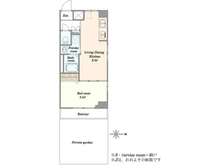 【東京都/世田谷区鎌田】グリュックT玉川 間取り図