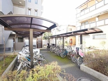 【神奈川県/川崎市高津区新作】武蔵新城パークホームズ 駐輪場