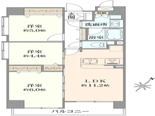 【東京都/国分寺市泉町】ライオンズガーデン西国分寺 間取り図