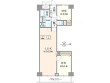 【東京都/小平市学園西町】ライオンズマンション一橋学園 間取り図