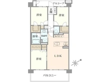 【東京都/国分寺市西恋ヶ窪】ルイシャトレ国分寺イプセ 間取り図