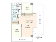 【東京都/国立市富士見台】ライオンズマンション国立第8 間取り図