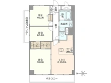 【東京都/国分寺市東恋ヶ窪】国分寺ビューハイツ 間取り図
