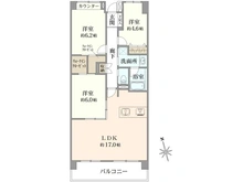 【東京都/国分寺市東恋ヶ窪】藤和シティコープ国分寺II 間取り図