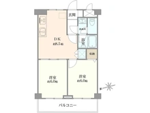 【東京都/国立市青柳】ロータリーハイツ国立 A棟 間取り図