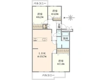 【東京都/国分寺市泉町】西国分寺史跡通り2号棟 間取り図