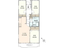 【東京都/国分寺市戸倉】京王国分寺マンション 間取り図