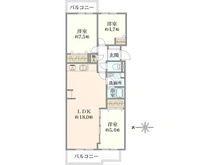 【東京都/国分寺市泉町】西国分寺史跡通り住宅2号棟 間取り図