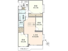 【東京都/国立市青柳】ロータリーハイツ国立 B棟 間取り図