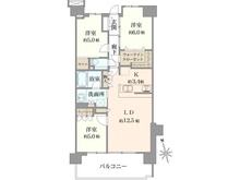 【東京都/国立市富士見台】プラウドシティ国立 D棟 間取り図