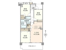 【東京都/東大和市桜が丘】ガーデンステイツ玉川上水 間取り図