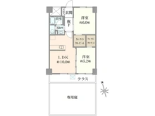 【東京都/国立市富士見台】グリーンコーポ国立 間取り図
