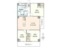 【東京都/国立市西】フォレスト国立 間取り図