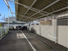 【兵庫県/神戸市東灘区住吉山手】住吉川向コーポラス 駐輪場