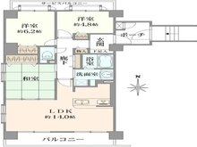 【兵庫県/神戸市東灘区本山北町】ステイツ岡本アネックス 間取り図