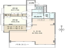 【兵庫県/芦屋市東芦屋町】ラフィーヌ芦屋 間取り図