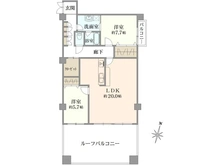 【兵庫県/神戸市灘区六甲台町】パラツィーナ六甲プレイス 間取り図