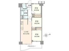 【兵庫県/神戸市東灘区深江浜町】ユニハイム東灘 間取り図