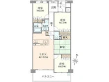 【兵庫県/神戸市東灘区深江南町】グランベース芦屋川ロジュマン 間取り図