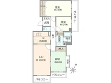 【兵庫県/神戸市東灘区住吉東町】住吉川パークハイム 間取り図