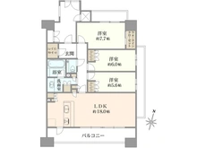 【兵庫県/神戸市東灘区岡本】グランレ・ジェイド岡本 間取り図