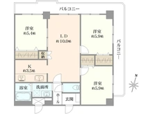 【兵庫県/神戸市東灘区本庄町】セントラル東灘 間取り図