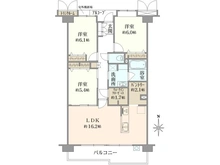 【兵庫県/神戸市東灘区深江南町】ルネ芦屋川ロザリウム 間取り図