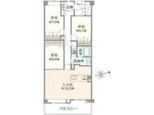 【兵庫県/神戸市東灘区御影山手】ジークレフ御影山手緑楓館 間取り図