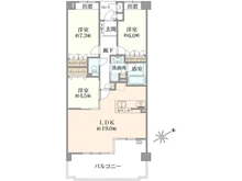 【兵庫県/神戸市東灘区御影山手】ジークレフ御影山手緑静館 間取り図
